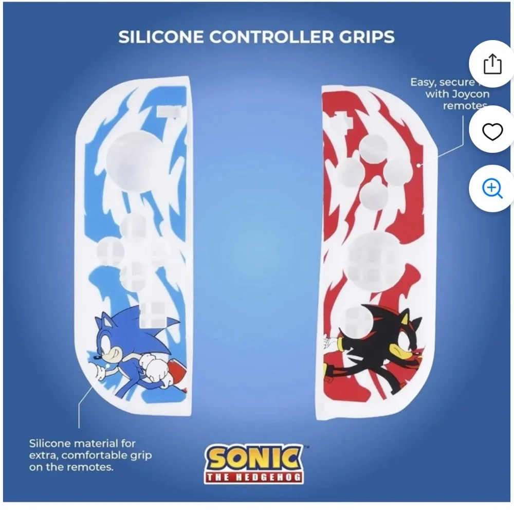 Sonic the Hedgehog Switch Gaming Controller 14pc Set